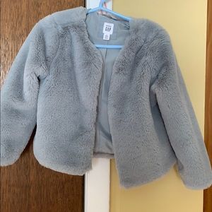 Baby gap furry shawl worn once 4 girls